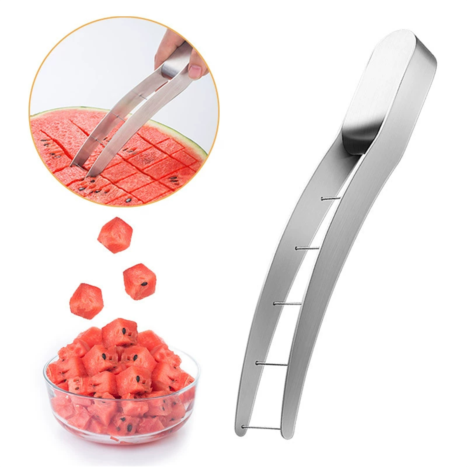 Watermelon Slicer Cutter - أداة تقطيع البطيخ من الفولاذ المقاوم