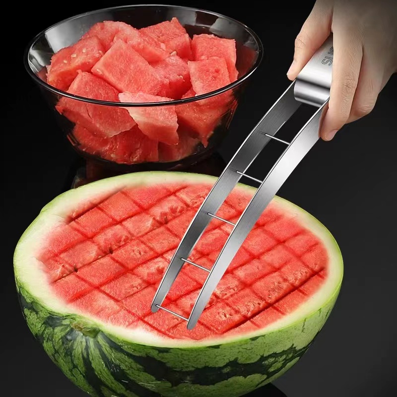 Watermelon Slicer Cutter - سكين البطيخ من الفولاذ المقاوم للصدأ