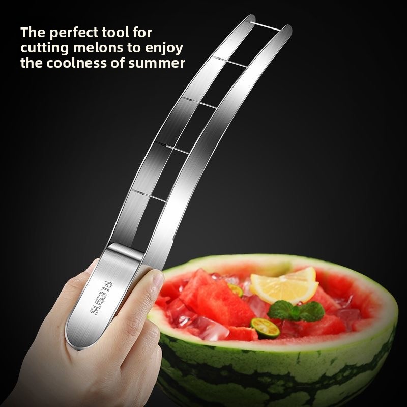 Watermelon Slicer Cutter - أداة تقطيع البطيخ المنزلية، قطاعة فواكه