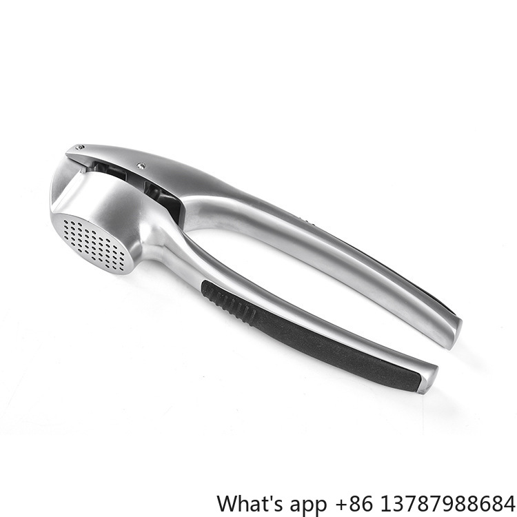 Kitchen Hand Gadgets - عصارة ثوم يدوية من سبيكة الزنك،