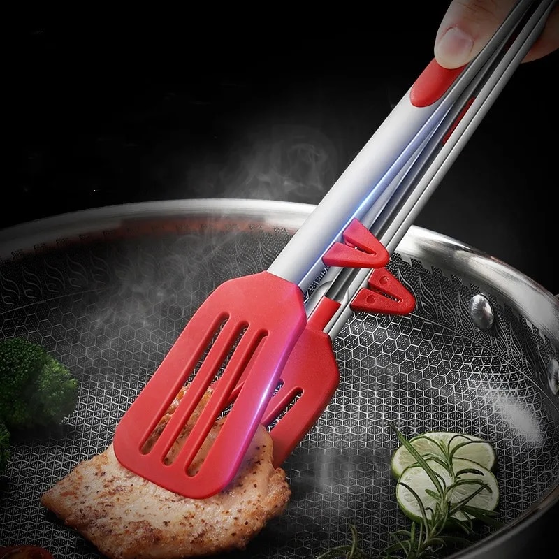 Kitchen Gadgets Gift - مقطع شواء 9 إنش أحمر مع