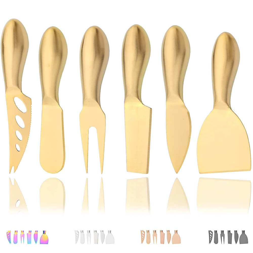 Kitchen Gadgets Gold - 6 قطعة ماتي الذهب سكين صغير