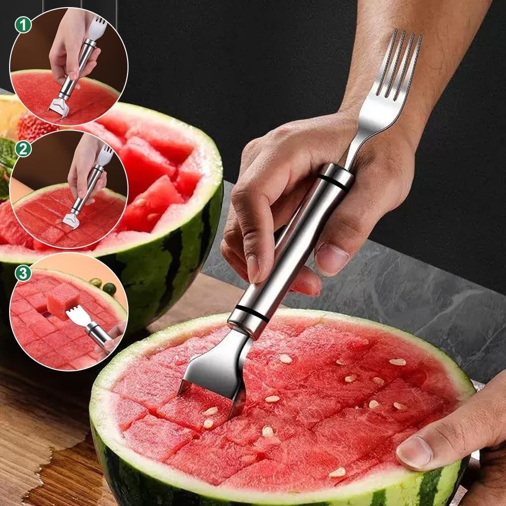 Watermelon Slicer Cutter - أداة تقطيع الفواكه 2 في 1
