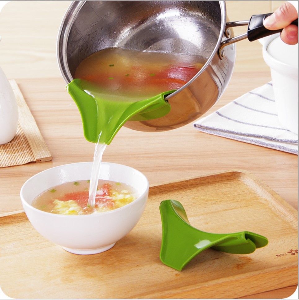 Kitchen Gadgets Guide - 1/2 قطعة قمع المطبخ ، مصفاة