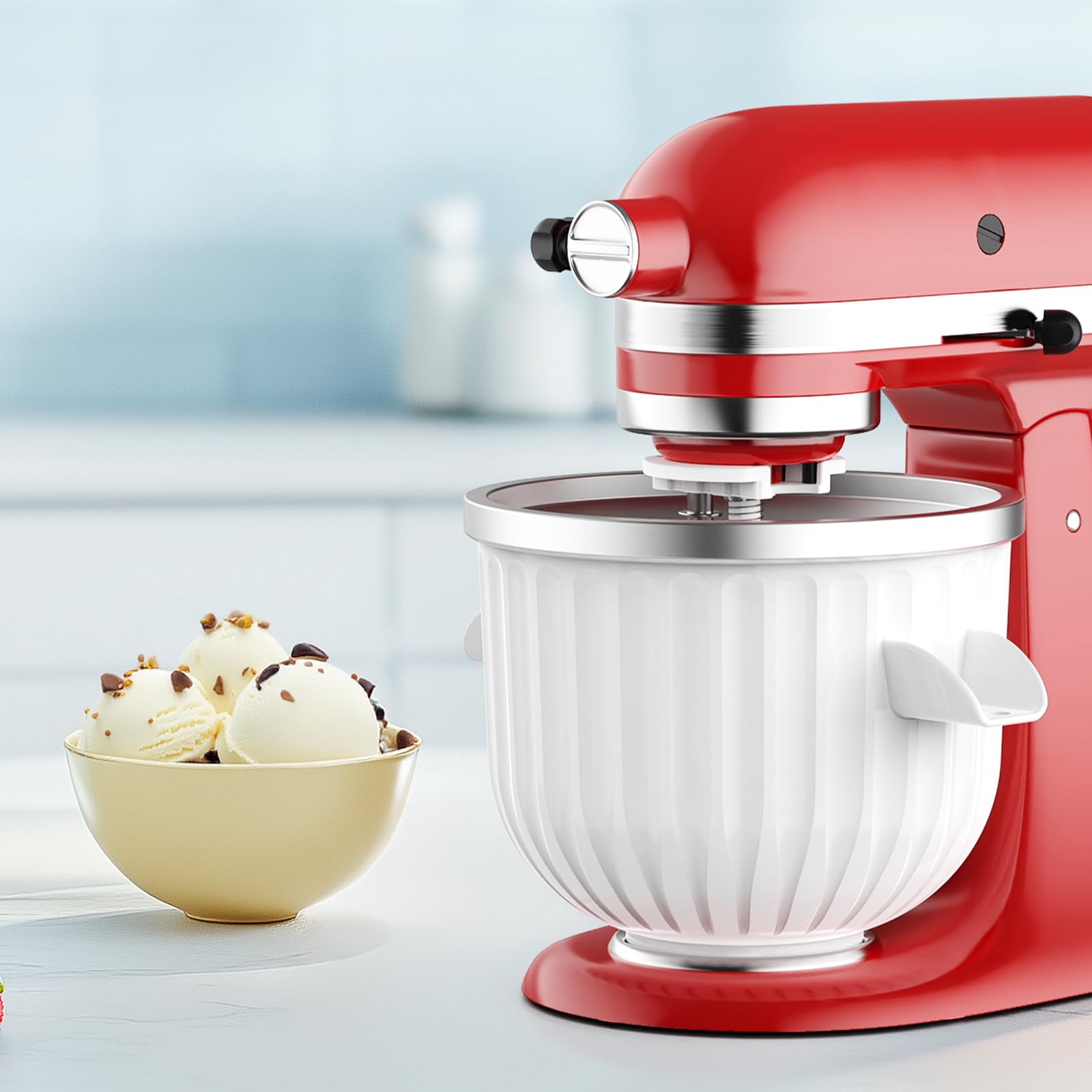 Kitchen Gadgets Mixer - ملحق صانع الآيس كريم بسعة 2