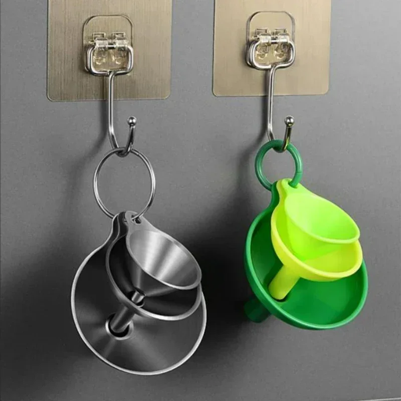 3/5 قطعة قمع المطبخ الفولاذ ال - مراجعة Kitchen Gadgets Small وسعره