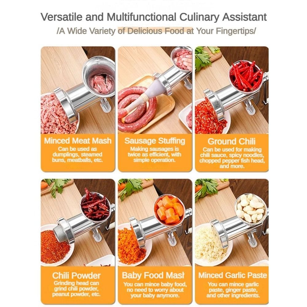 مفرمة لحم يدوية موفرة للمساحة  - مراجعة Kitchen Gadgets Mixer وسعره