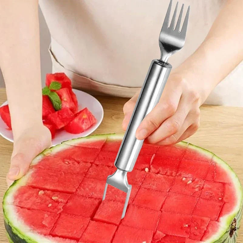 متعددة الأغراض المحمولة 2In1 ا - مراجعة Watermelon Slicer Cutter وسعره
