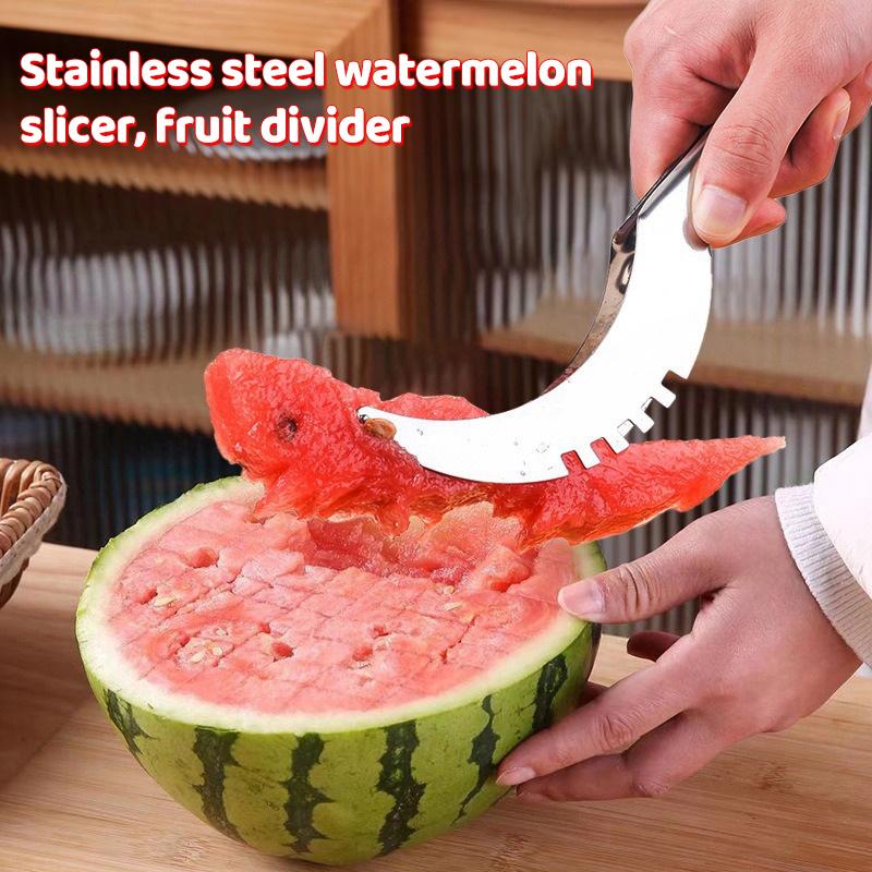 أداة تقطيع البطيخ من الفولاذ ا - مراجعة Watermelon Slicer Cutter وسعره