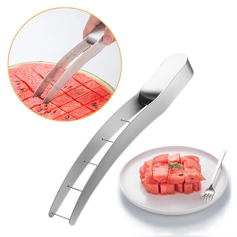 سكين البطيخ من الفولاذ المقاوم - مراجعة Watermelon Slicer Cutter وسعره