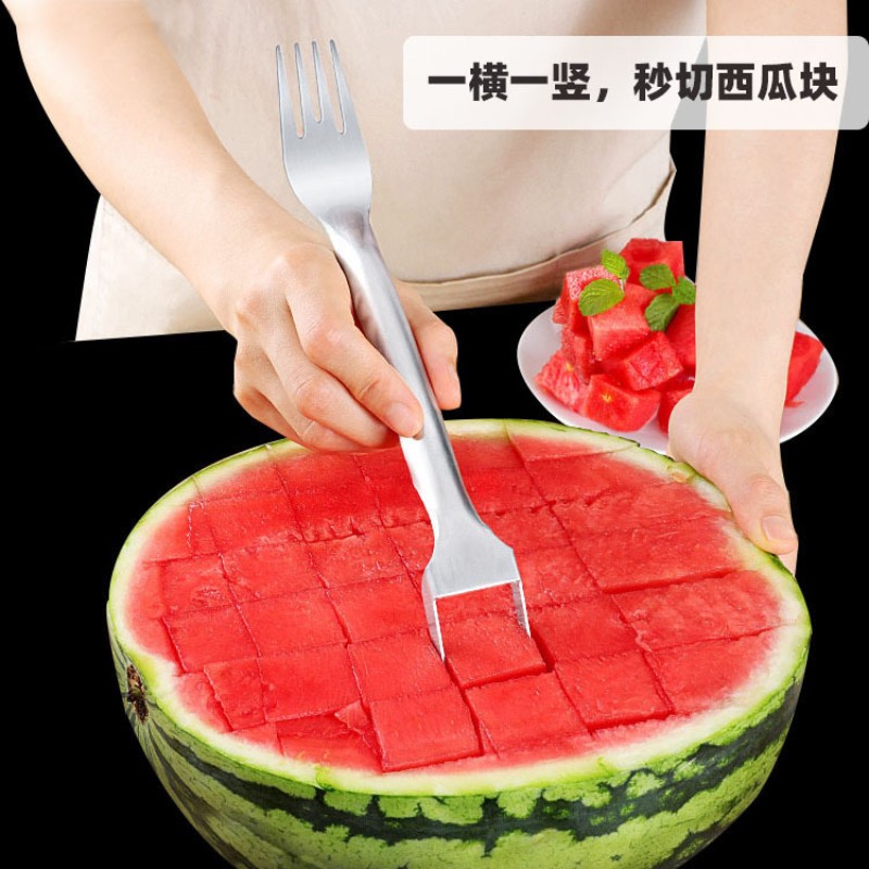 قاطع بطيخ من الفولاذ المقاوم ل - مراجعة Watermelon Slicer Cutter وسعره