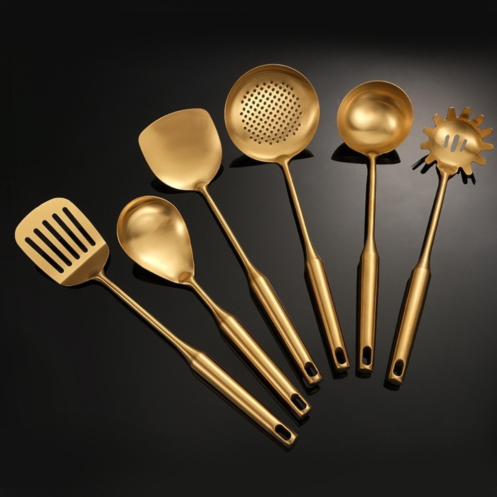 طقم أدوات مطبخ من الفولاذ المق - مراجعة Kitchen Gadgets Gold وسعره