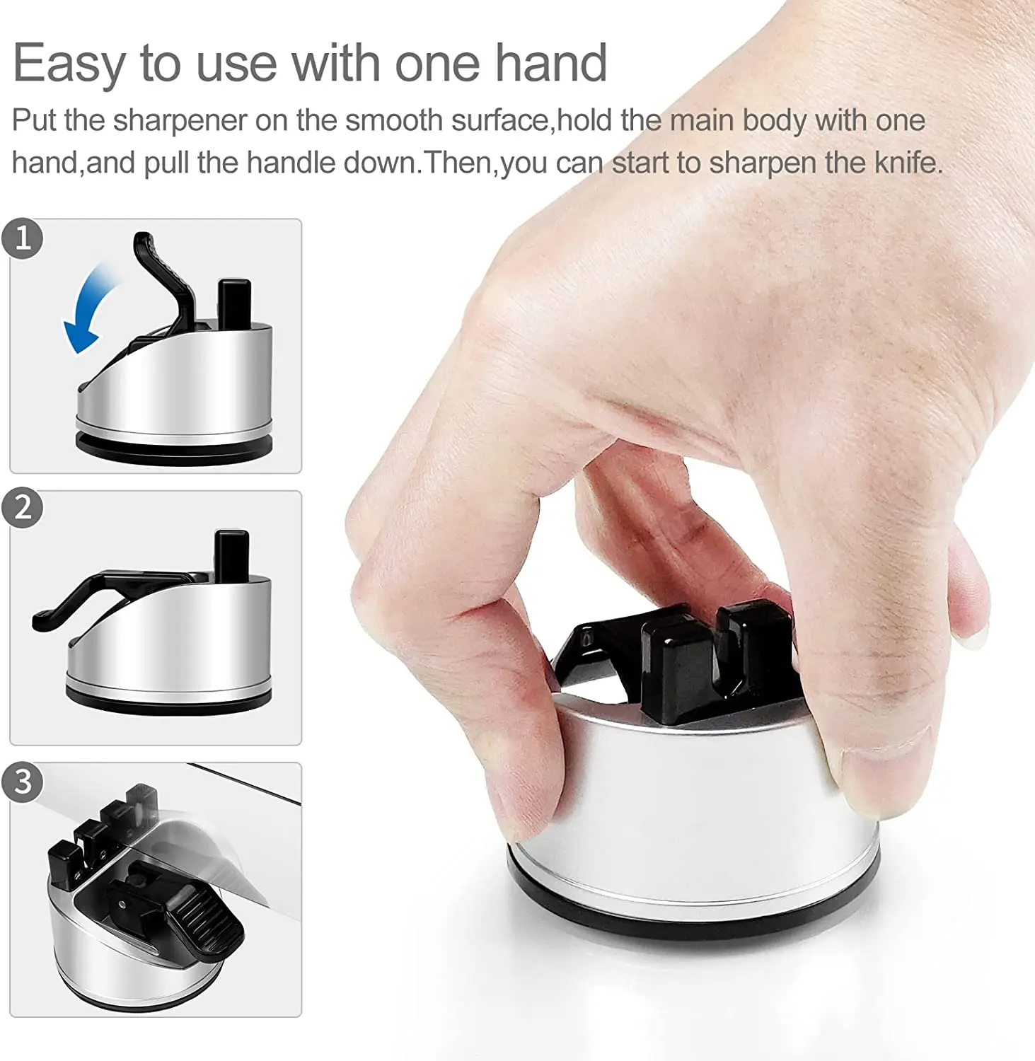 مبراة سكاكين جديدة بدون استخدا - مراجعة Kitchen Hand Gadgets وسعره