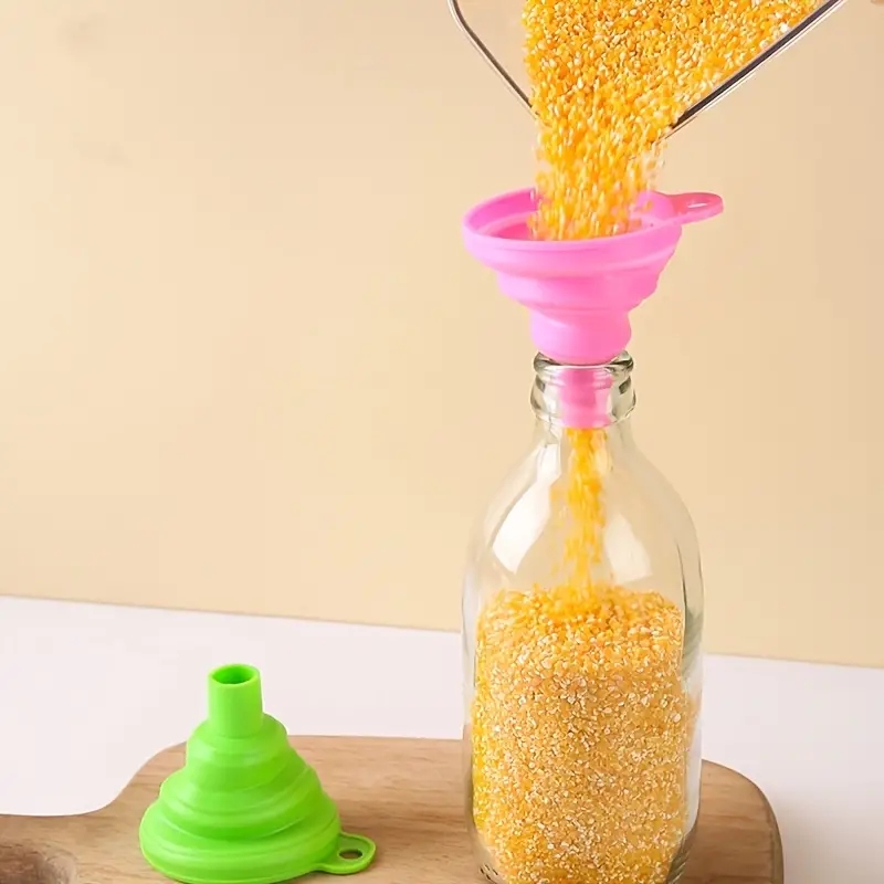 قمع سيليكون قابل للطي متعدد ال - مراجعة Kitchen Gadgets Small وسعره