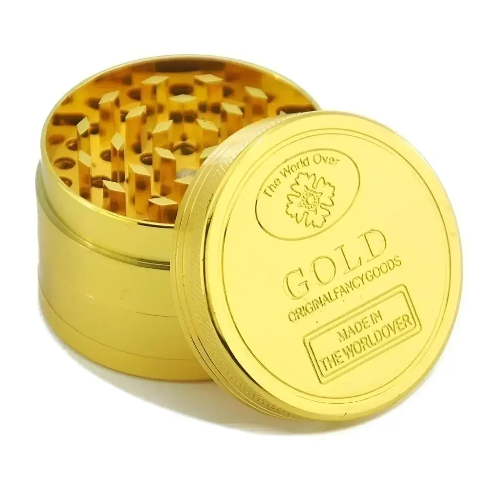 مطحنة الأعشاب 3/4 أجزاء سبائك  - مراجعة Kitchen Gadgets Gold وسعره