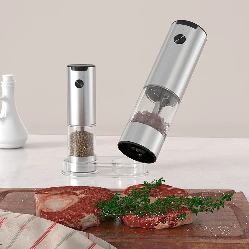 مطحنة فلفل وملح كهربائية أوتوم - مراجعة Kitchen Gadgets Small وسعره