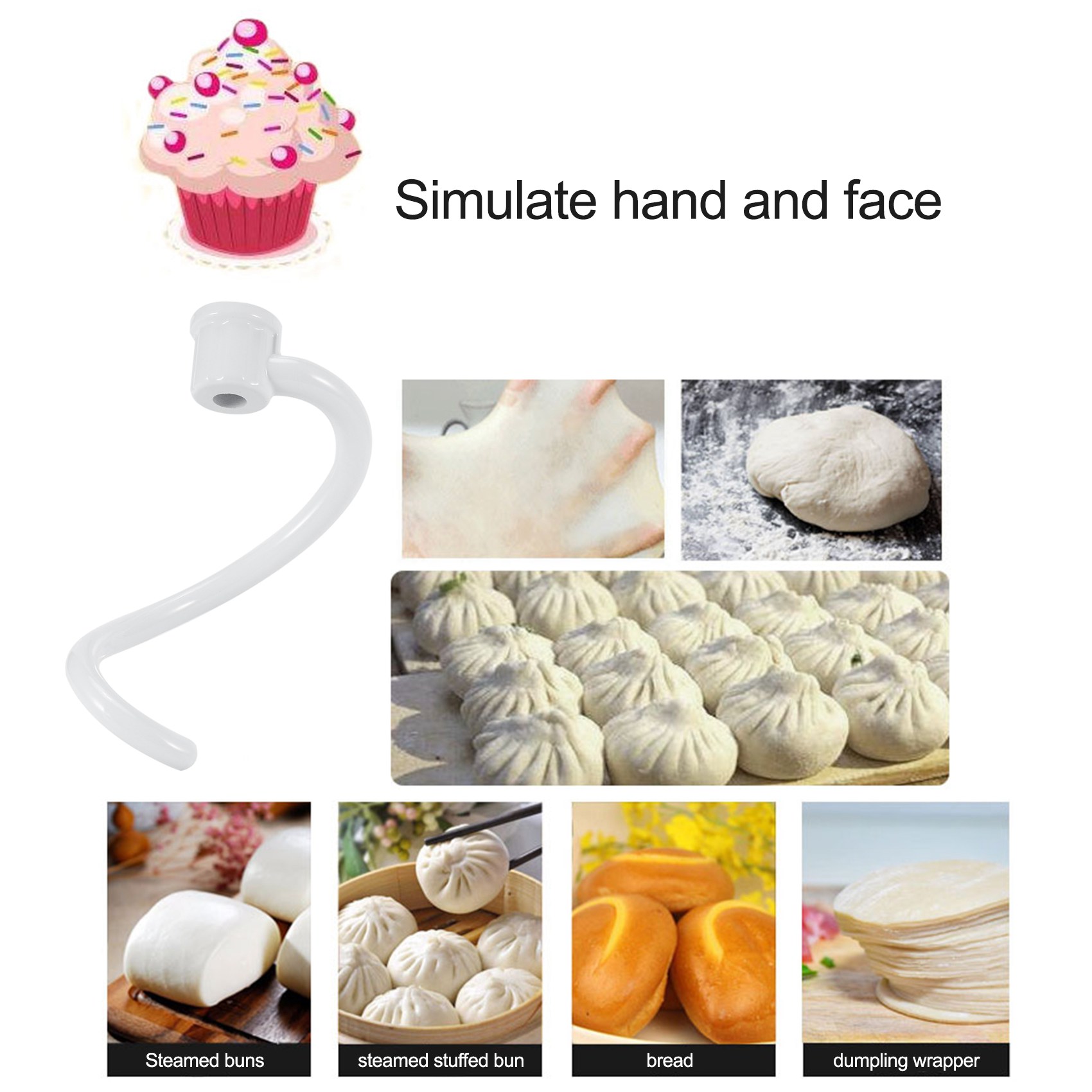 استبدال خطاف العجين StirrerSpi - مراجعة Kitchenaid Mixer Pro 600 وسعره
