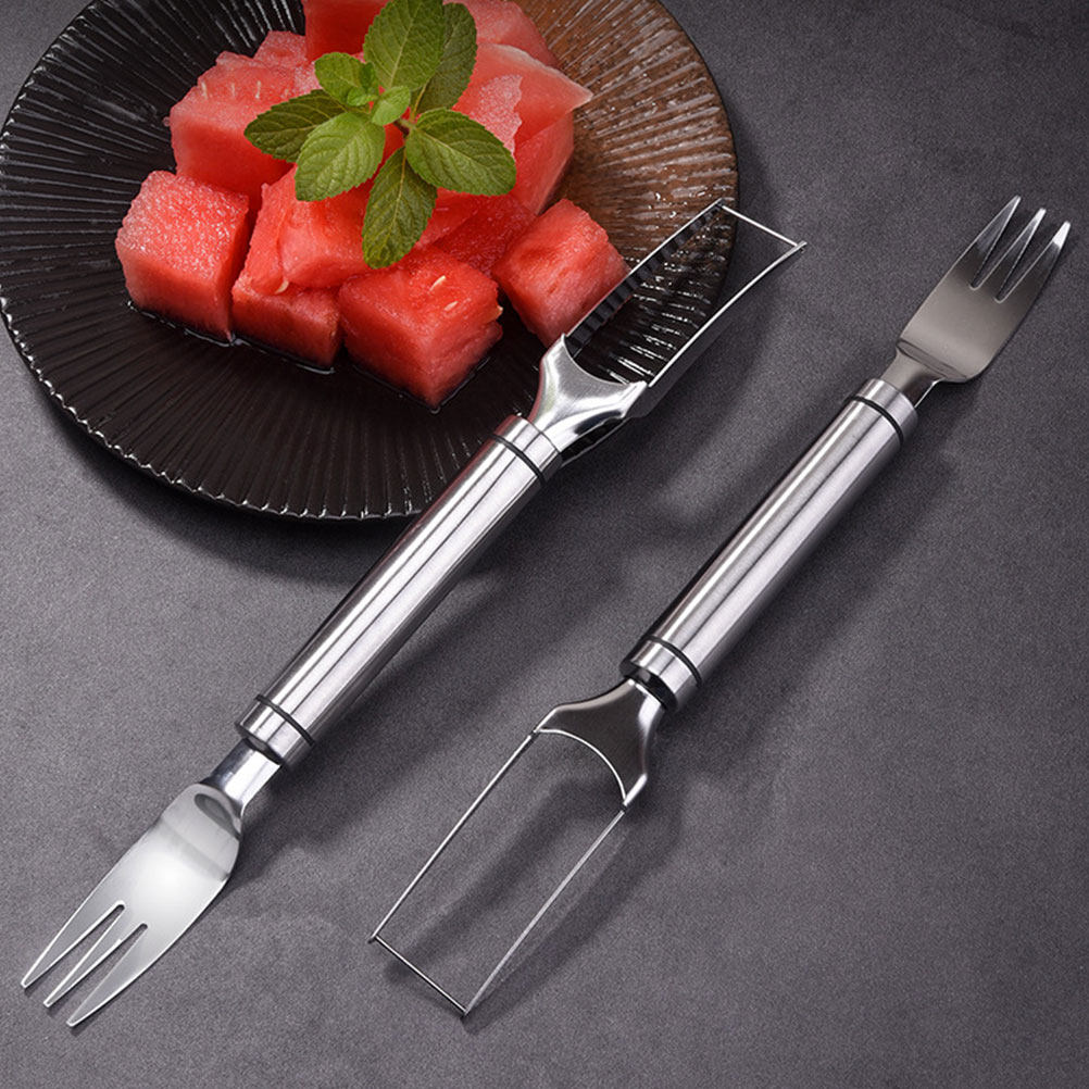 شوكة تقطيع البطيخ 2 في 1 من ال - مراجعة Watermelon Slicer Cutter وسعره