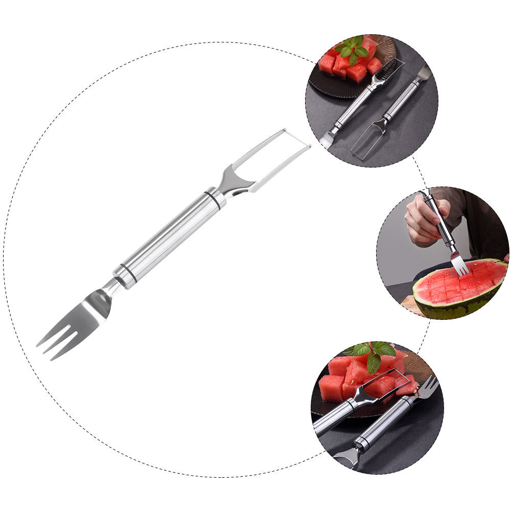 شوكة تقطيع البطيخ 2 في 1 من ال - مراجعة Watermelon Slicer Cutter وسعره