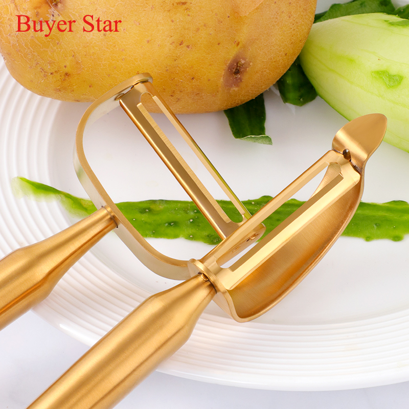 جديد الذهب الفاكهة مقشرة جهاز  - مراجعة Kitchen Gadgets Gold وسعره