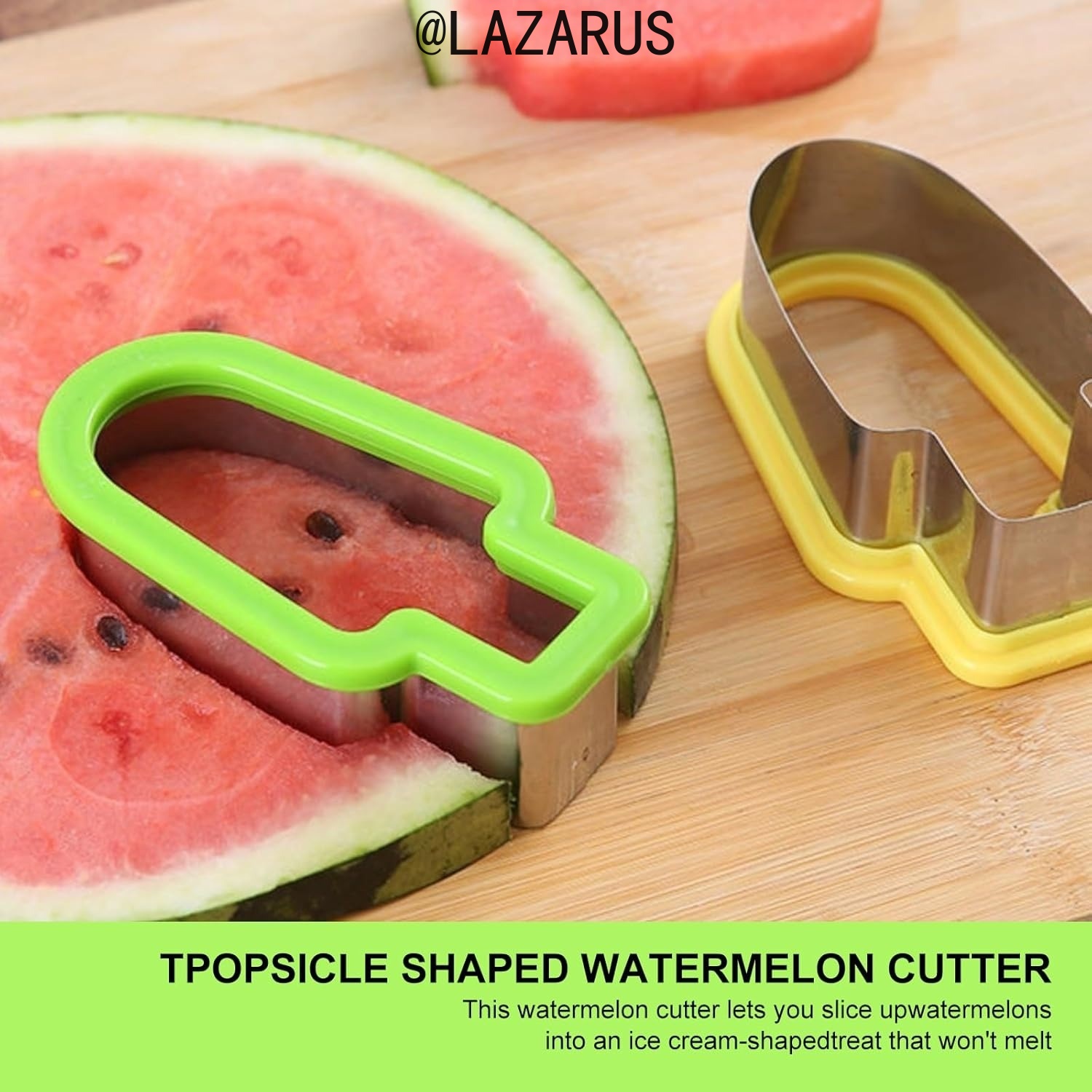 قطاعة مكعبات البطيخ من الفولاذ - مراجعة Watermelon Slicer Cutter وسعره