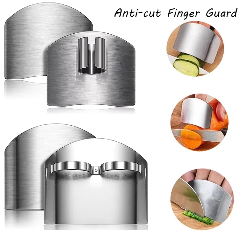 1-6 قطع واقي أصابع من الفولاذ  - مراجعة Kitchen Hand Gadgets وسعره