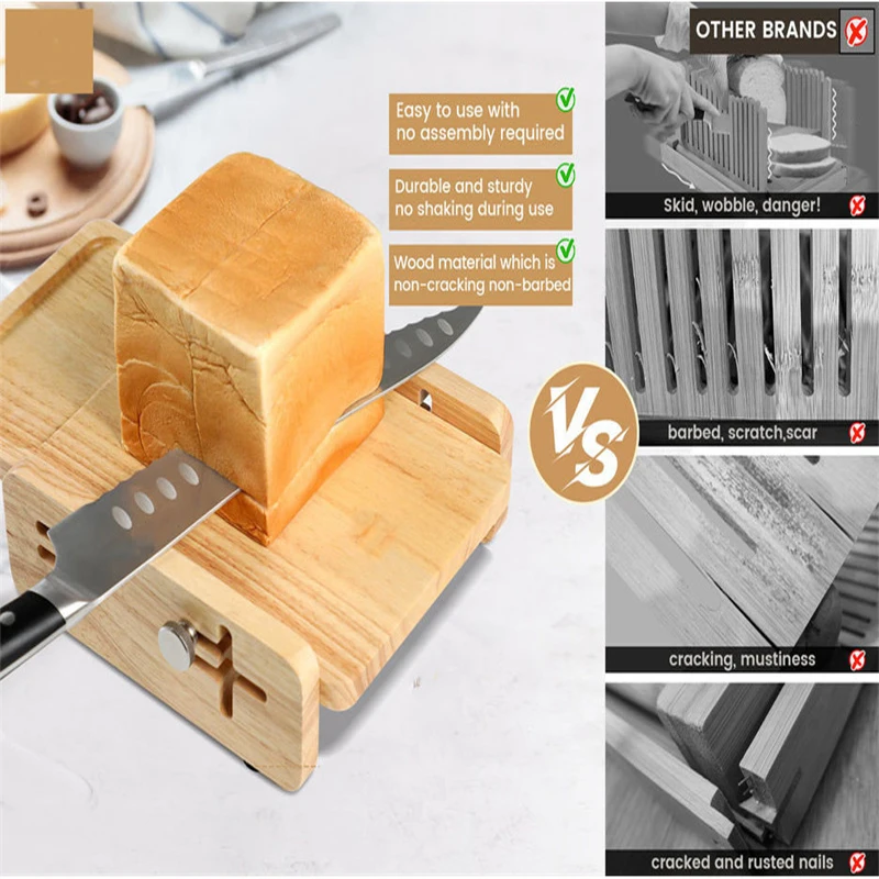 لوح تقطيع الخبز الأفقي مع صيني - مراجعة Kitchen Gadgets Guide وسعره
