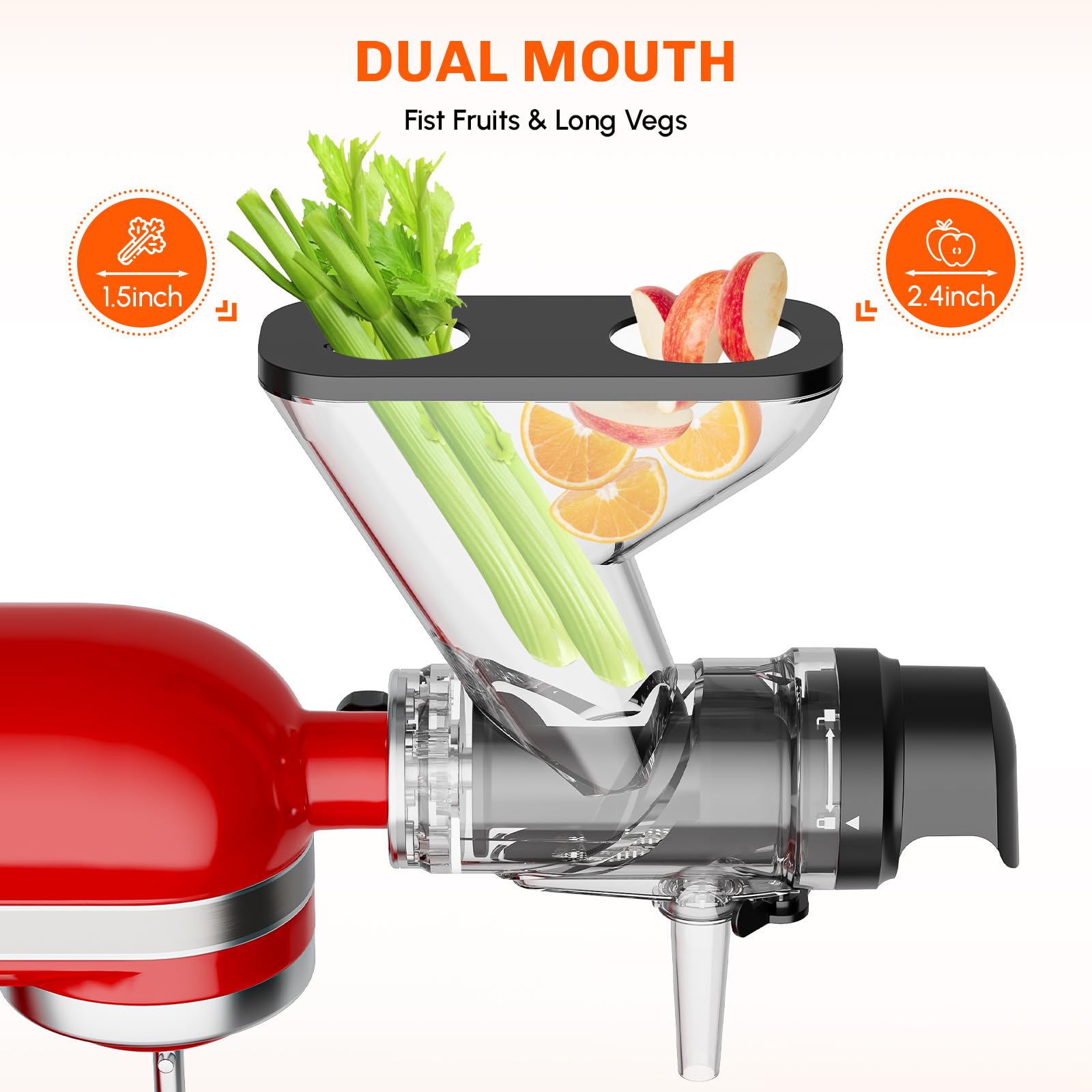 ملحق عصارة بالضغط البارد البطي - مراجعة Kitchen Gadgets Mixer وسعره